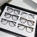 Photochromic Prescription Glasses Exquisite Student Style Influencer Big Frame Slender With Rx Bare Face Finish Item Anti-Blue-Light Myopia Glasses