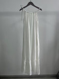 Women's Summer Bohemian Vacation Crochet Sleeveless Hollow-Out Loose Crochet Dress + - Blue (Single)