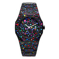 New Trendy Mens Watch Premium Waterproof Creative Personality Graffiti Hip-Hop Stylish Watch Cross-Border Hit