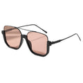 Oversized Women Sunglasses Premium Square Pair Bridge Pilot Sunshade Glasses UV-Proof Face-Slimming Sunglasses