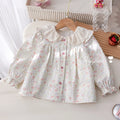 Girls' Floral Shirt and Straight Pants Set