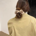 Retro Simple Velvet Large Cord Hair Tie Hair Tie Girls 5 Year New Elastic Band Women Tie Head Hair String Elegant Leather Set