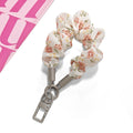 Custom Print Stretch Pleated Hair Tie Anti-Loss Hand Machine Hanging Cord Key String Multi-Use Hand Wrist Short Keychain