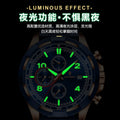 Swiss Brand New Chronograph Time Multifunction Mens Watch Glow Quartz Watch Live Export Bestseller Drop Ship