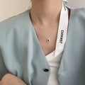 New Niche Fashionable Choker Korean Style Elegant Flower Pendant Sweater Chain Exquisite Premium Necklace Women