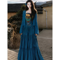 Women's Bohemian Ethnic Printed Skirt + Top 3-Piece Set 2026 | Summer Mini Skirt - Jacket