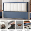 new bedside soft cushion modern home 2025 solid wood light luxury soft bag back panel thin backrest