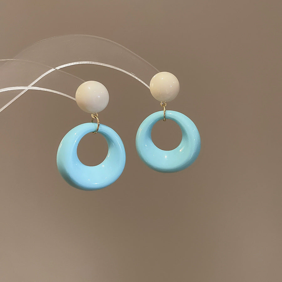 Dopamine Pearl Flower Drop Earrings - view 12