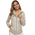 Women's Fashion Plus Size Lapel Collar Cropped Jacket 2026 | Trendy Jacket - Black
