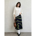 Summer Casual Fashion Short Sleeve Pleated Loose Skirt + Top 2-Piece Set
