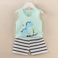 Women's Korean Sleeveless Lightweight Tank Top + Shorts Set 2026 - Teal