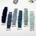 For appleiwatch Watch Band Overseas Fall/Winter Large Cord Hair Tie Velvet Apple Band Velvet Fashionable
