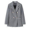 Women's Fall Korean Casual Petite Blazer 2026 - Orange Red