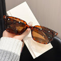 Small Square Frame Stud Sunglasses New Overseas UV-Proof Sun-Proof Sunglasses Driving Women Sunglasses Premium
