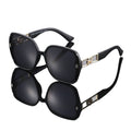 Big Frame Metal Women Sunglasses Western Fashionable Versatile Sunglasses UV-Proof Sunshade Women Sunglasses Premium
