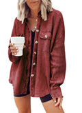 Women's Fall Casual Fashion Lapel Collar Asymmetric Neckline Shirt + Jacket 2026 - Apricot