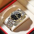 Swiss Brand Waterproof New Mens Watch Pair Date Glow Quartz Watch Live Export Bestseller Drop Ship