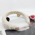 Fall/Winter New Versatile ins Breeze Sponge Boost Height Width Edge Fringe Style Headband High Crown Elegant Headband Hair Accessory