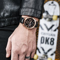 Export Fashionable Mens Watch Wholesale Factory Overseas Export Quartz Watch 3 Eye Men Formal Watch Mens Watch