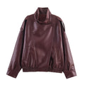Women's Fashion Stand Collar Jacket 2026 | Trendy Jacket - Black