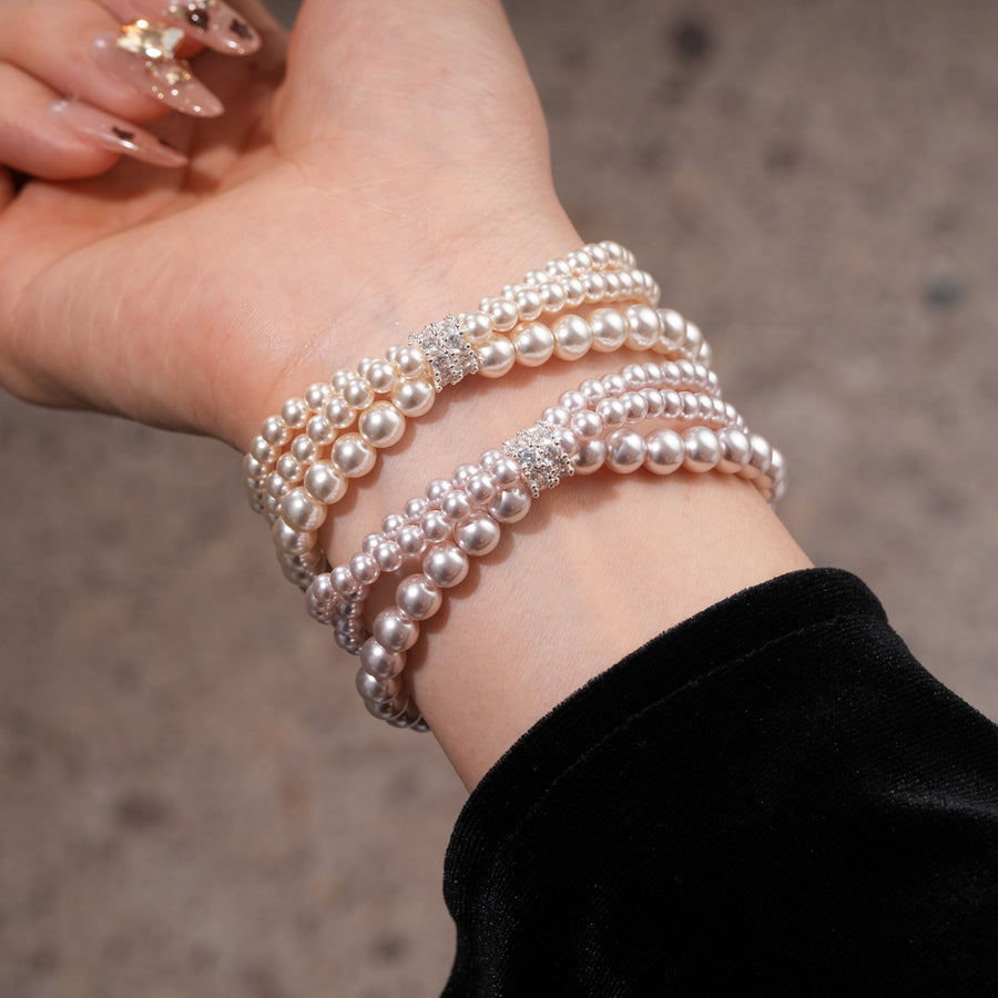 Zircon Pearl Delicate Bracelet - view 3