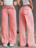 Summer Versatile High Waist Loose Straight Leg Pants