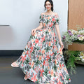 Women's Bohemian Floral Elastic Dress + Skirt + Long Skirt 2026 - 1-1#