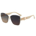 2026 New Overseas Women Sunglasses Rimless Photochromic Men Fashionable Glasses sunglasses Trendy Light Luxury
