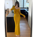 Two-Piece Mermaid Camisole Dress + Stretch Bodycon Skirt Set