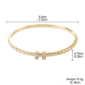 Cross-Border Hit New Starry Sky Bangle Light Luxury Fashionable Cubic Zirconia Row Crystal Hand Jewelry Item Niche Design Bracelet Wholesale