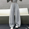 Girls' Lace Trim Stripe Wide-Leg Track Pants