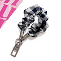 Custom Print Stretch Pleated Hair Tie Anti-Loss Hand Machine Hanging Cord Key String Multi-Use Hand Wrist Short Keychain