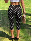Spring-Summer Fashion Slimming High Waist Polka Dot Pants
