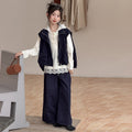 Girls' Trendy Workwear 3-Piece Set - Casual Korean
