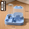 猫咪双碗自动宠物碗喂食器猫咪饮水器猫盆猫狗碗宠物用品源头工厂