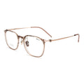 Beesfen New L9107Y Ultra-Light Feather Titanium Glasses Frame Can Fit Anti-Blue-Light Myopia Rx Bare Face Frame Women
