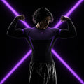 british shark onyx5.0 men's seamless short-sleeved fitness wear sports tights fitness training stret