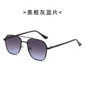 2022 New Sunglasses Export Influencer Style Personality Fashionable Glasses Men Metal Overseas Sunglasses Factory Wholesale