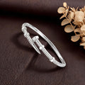 Card Home Classic Stud Bangle Light Luxury Western Fashionable Elegant Hand Jewelry Factory Direct Bestseller Open End Bracelet Jewelry