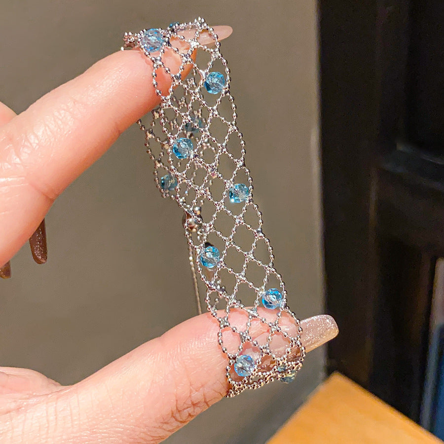 Sparkling Zircon Round Clasp Bracelet - view 7