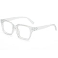 Wood Grain Leg Square Women Sunglasses Premium New Contrast Vintage Sunglasses Men Bare Face Stud Sunshade Glasses