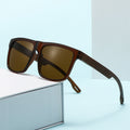New Retro UV-Proof Bamboo Wood Men Sunglasses Trendy Versatile Sunglasses Overseas Fashionable Sunshade Sunglasses