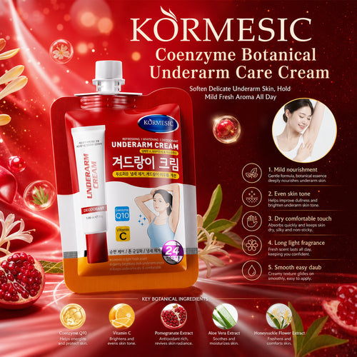 跨境KORMESIC腋下除臭霜Body cream焕亮芳香清洁呵护外贸厂家批发