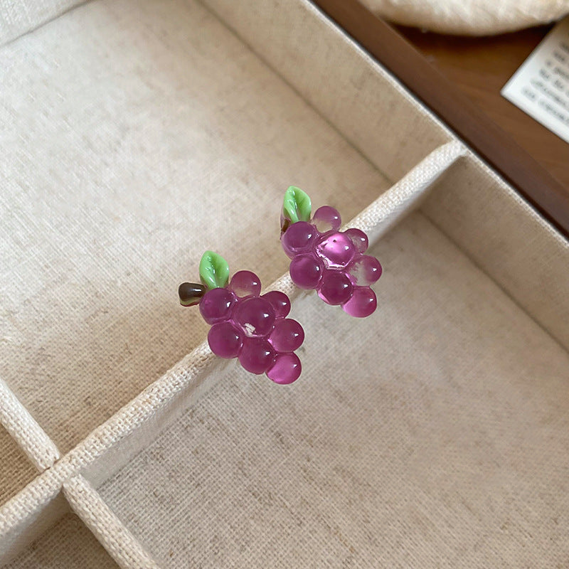 Gradient Jelly Flower Stud Earrings - view 11
