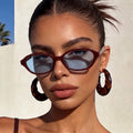Cat-Eye Women Premium Overseas Street Snap Retro Sunglasses UV-Proof Sun-Proof Versatile Sunglasses