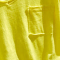 Bamboo Cotton V-Neck T-Shirt - Solid Color Patch Pocket Short Sleeve Top Women