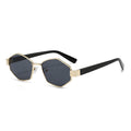 2025 New Import Triangle Sunglasses Western ins Influencer Geometric Polygon Glasses Personality Hip-Hop Sunglasses