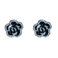 EU/US Import Super Sparkle Rhinestone Geometric Flower Necklace Set Fashionable Clavicle Chain Light Luxury Premium Necklace