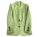 Women's Fall Casual Elegant Blazer + Top 2026 | Casual Blouse - Ginger Yellow