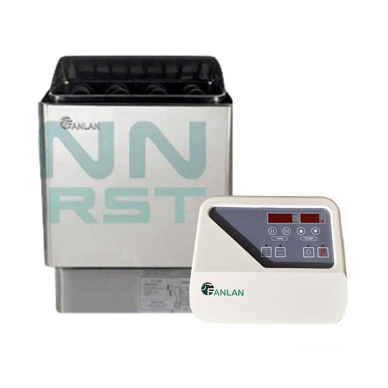 SCA Stainless Steel Sauna Heater - Wall Mount, Digital Control